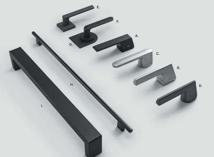 Mânerele Porta din familia Geometric — Magro, Finaro, Unico, Organic și mânerele bară